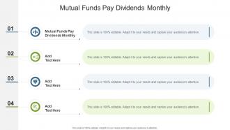 Mutual Funds Pay Dividends Monthly In Powerpoint And Google Slides Cpb