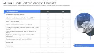 Mutual Funds Portfolio Analysis Checklist