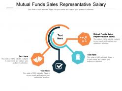 Mutual funds sales representative salary ppt powerpoint presentation styles diagrams cpb