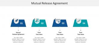 Mutual release agreement ppt powerpoint presentation ideas slide portrait cpb