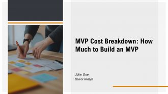 MVP Cost Breakdown How Much To Build An MVP PPT PowerPoint AT