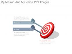 My mission and my vision ppt images