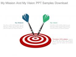 My mission and my vision ppt samples download