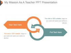 My Mission As A Teacher Ppt Presentation