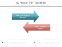 My mission ppt example