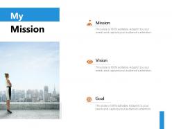 My mission vision goal j235 ppt powerpoint presentation file layouts