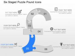 31849279 style puzzles mixed 6 piece powerpoint presentation diagram infographic slide
