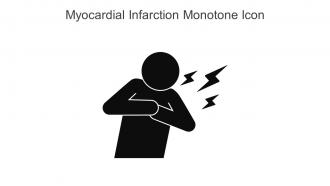 Myocardial Infarction Monotone Icon In Powerpoint Pptx Png And Editable Eps Format