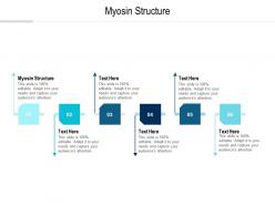 Myosin structure ppt powerpoint presentation summary visuals cpb