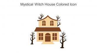 Mystical Witch House Colored Icon In Powerpoint Pptx Png And Editable Eps Format