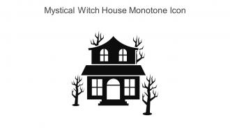 Mystical Witch House Monotone Icon In Powerpoint Pptx Png And Editable Eps Format