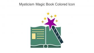 Mysticism Magic Book Colored Icon In Powerpoint Pptx Png And Editable Eps Format