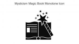 Mysticism Magic Book Monotone Icon In Powerpoint Pptx Png And Editable Eps Format