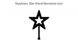 Mysticism Star Wand Monotone Icon In Powerpoint Pptx Png And Editable Eps Format