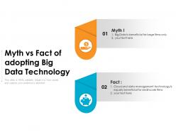 Myth vs fact of adopting big data technology