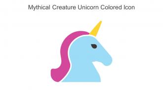 Mythical Creature Unicorn Colored Icon In Powerpoint Pptx Png And Editable Eps Format