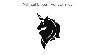 Mythical Unicorn Monotone Icon In Powerpoint Pptx Png And Editable Eps Format