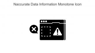 Naccurate Data Information Monotone Icon In Powerpoint Pptx Png And Editable Eps Format