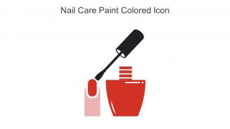 Nail Care Paint Colored Icon In Powerpoint Pptx Png And Editable Eps Format