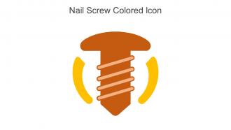 Nail Screw Colored Icon In Powerpoint Pptx Png And Editable Eps Format