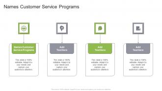 Names Customer Service Programs In Powerpoint And Google Slides Cpb