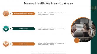 Names Health Wellness Business In Powerpoint And Google Slides Cpb
