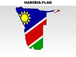 Namibia country powerpoint flags