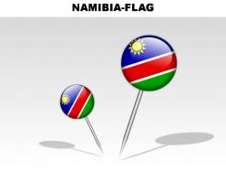 Namibia country powerpoint flags