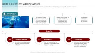 Nando Ai Content Writing Ai Tool Popular Artificial Intelligence AI SS V