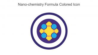 Nano Chemistry Formula Colored Icon In Powerpoint Pptx Png And Editable Eps Format