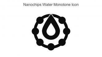 Nano Chips Water Monotone Icon In Powerpoint Pptx Png And Editable Eps Format