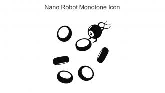 Nano Robot Monotone Icon In Powerpoint Pptx Png And Editable Eps Format