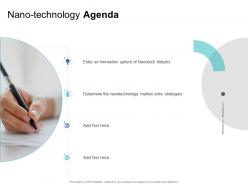 Nano technology agenda determine m1381 ppt powerpoint presentation inspiration layout
