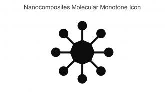 Nanocomposites Molecular Monotone Icon In Powerpoint Pptx Png And Editable Eps Format
