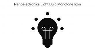 Nanoelectronics Light Bulb Monotone Icon In Powerpoint Pptx Png And Editable Eps Format