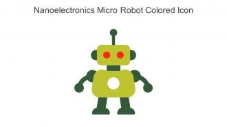 Nanoelectronics Micro Robot Colored Icon In Powerpoint Pptx Png And Editable Eps Format