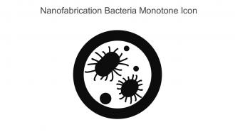 Nanofabrication Bacteria Monotone Icon In Powerpoint Pptx Png And Editable Eps Format