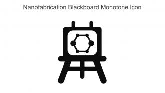 Nanofabrication Blackboard Monotone Icon In Powerpoint Pptx Png And Editable Eps Format