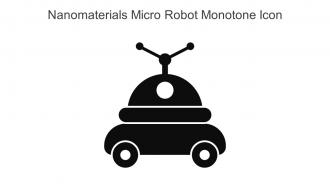 Nanomaterials Micro Robot Monotone Icon In Powerpoint Pptx Png And ...