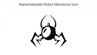 Nanomaterials Robot Monotone Icon In Powerpoint Pptx Png And Editable Eps Format