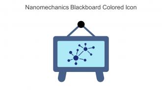 Nanomechanics Blackboard Colored Icon In Powerpoint Pptx Png And Editable Eps Format