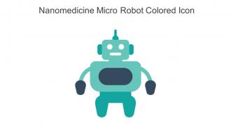 Nanomedicine Micro Robot Colored Icon In Powerpoint Pptx Png And Editable Eps Format