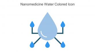 Nanomedicine Water Colored Icon In Powerpoint Pptx Png And Editable Eps Format