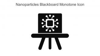 Nanoparticles Blackboard Monotone Icon In Powerpoint Pptx Png And Editable Eps Format