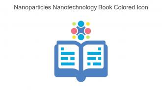 Nanoparticles Nanotechnology Book Colored Icon In Powerpoint Pptx Png And Editable Eps Format