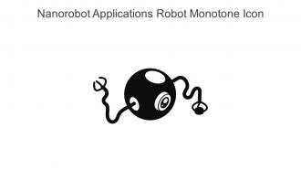 Nanorobot Applications Robot Monotone Icon In Powerpoint Pptx Png And Editable Eps Format