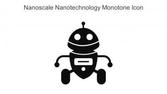 Nanoscale Nanotechnology Monotone Icon In Powerpoint Pptx Png And Editable Eps Format