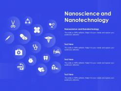 Nanoscience and nanotechnology ppt powerpoint presentation infographic template