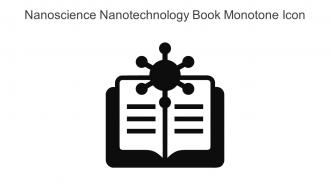 Nanoscience Nanotechnology Book Monotone Icon In Powerpoint Pptx Png And Editable Eps Format