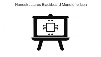 Nanostructures Blackboard Monotone Icon In Powerpoint Pptx Png And Editable Eps Format